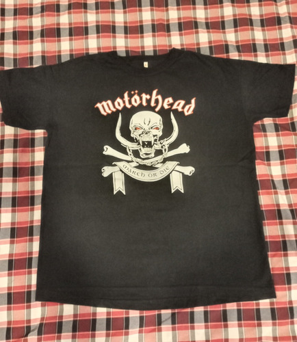 Remera Motorhead/march Or Die/talle 3/ Usada Muy Buen Estado