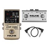 Pedal De Efeito Nux Loop Core Deluxe  Bundle Dourado