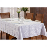 Toalha De Mesa Jacquard Glamour - 6 Cadeiras