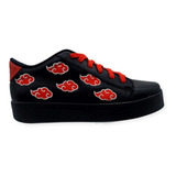 Tenis Bordados De Akatsuki Para Chicos Y Grandes-