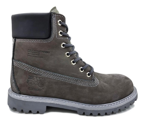 Botas Hombre Caribú 784 Piel Nobuck Montaña Trabajo O Casual