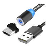 Cable Magnetico Usb Micro Usb V8 Punta Imantada 360