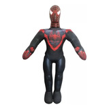 Muñeco Spiderman Miles Morales Peluche Soft Hombre Araña