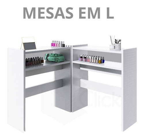 2 Mesa Balcão Multiuso P Maquiagem Entrega Rápida