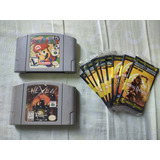 Lote Originais Mario Party + Hexen Nintendo 64 N64 + Brindes