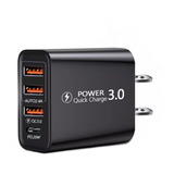 Cargador Usb  Tipo C Pd 20w  Carga Rápida 3.0  De 4 Purtos