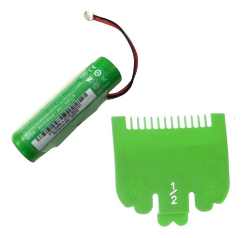 Kit Pente Verde Meio Degrade Bateria Maquina Lithium 3,7v 