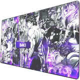 Mouse Pad Grande Baki Fondo Manga Diseño Anime Media 40x90cm