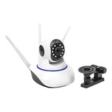 Camera Ip Segurança 3 Antenas Robo Wifi 360º Hd Noturno