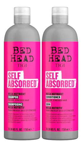 Tigi Bed Head Shampoo + Acondicionador Self Absorbed 750 Ml