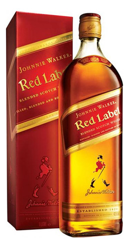 Johnnie Walker Red Label Whisky Blended 750ml
