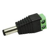 Ficha Plug Jack Macho 5.5 X 2.1mm Bornera Led Camaras X 10u