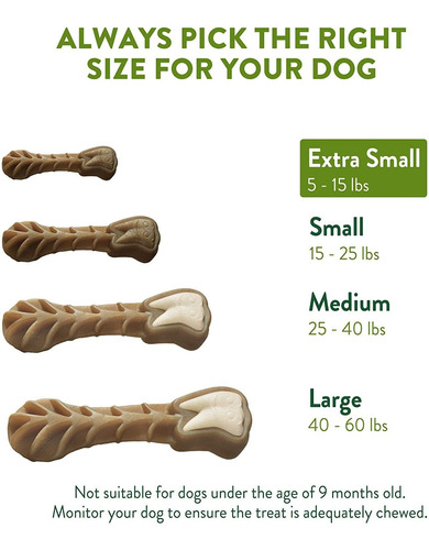 Whimzees Dog Treats X-small Cepillo Para Polvo De Dientes