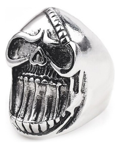 Anillo Regalo Hombre Caballero Novio Calavera Pareja Acero