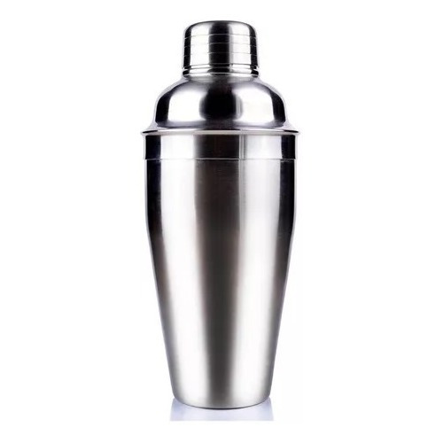 Coctelera Acero Inox 550ml 3 Piezas Triptica Mezclador Bar