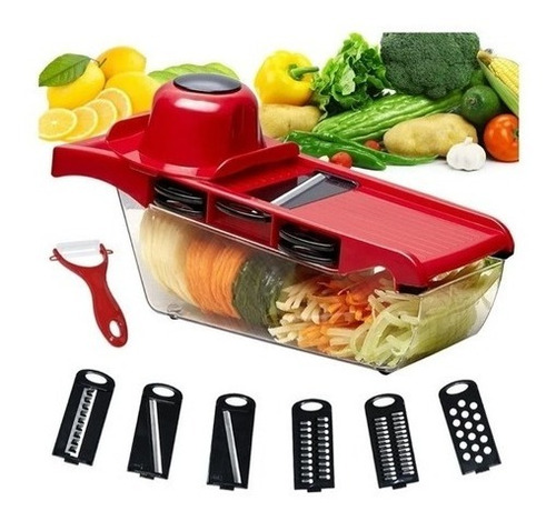 Mandoline Slicer Qcq61 6 En 1 Cortador De Verduras Kitchen 