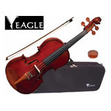 Violino Eagle 4/4 Ve441 + Case, Breu E Arco