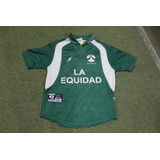 Camiseta Seguros La Equidad #19 Talla L Niño 