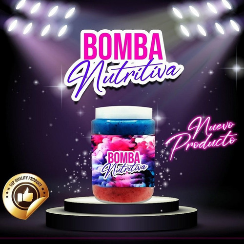 Bomba Nutritiva Overblown Tratamiento Capilar Masaje Bicolor