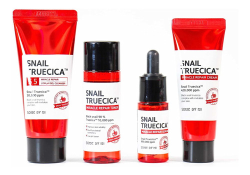 Some By Mi Snail Truecica Miracle Repair Kit Baba De Caracol