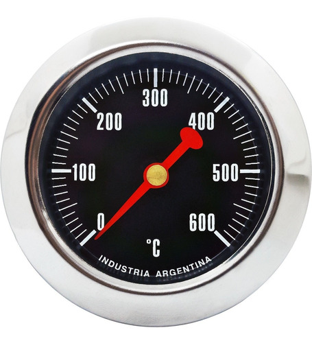 Reloj Termometro Medidor Temperatura Puerta Horno Barro 75mm