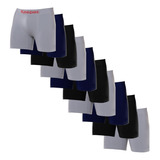 Kit 10 Cueca Boxer Algodão Box Atacado Masculina Esportiva