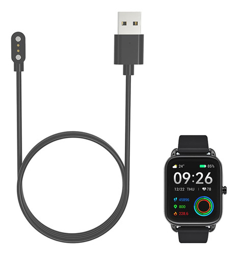 Cable De Cargador Usb Compatible Con Xiaomi Haylou Rs4 Rs4 P