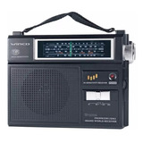 Radio Dual 4 Bandas Winco Am/fm Electrica Y Pila