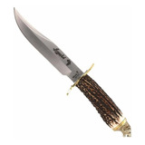 Cuchillo De Caza Muela Asta De Ciervo Leopardo 16cm V0000660