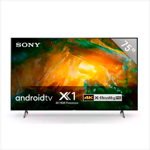 Pantalla Smart Tv Sony 75  Led 4k Hdr X1 Android Xbr-75x81ch