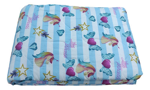 Cubrecama Cover Quilt Estampado Infantil 1 1/2 Plaza 160x240