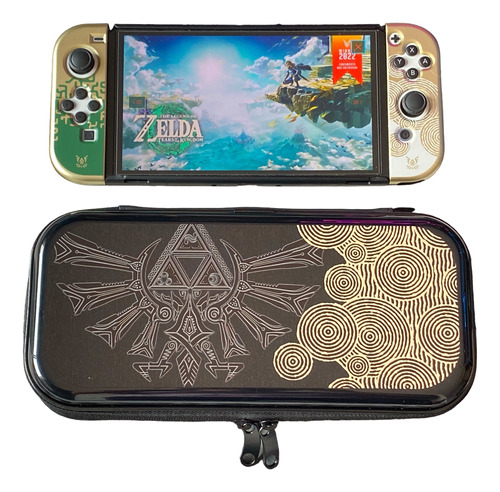 Protector Zelda Nintendo Switch Oled Maleta Estuche Rígido