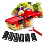 Mandoline Slicer 6 En 1 Cortadora De Verduras Rayador 