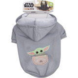 Ropa Sudadera Gorro Raza Chica Mediana Mandalorian Grogu