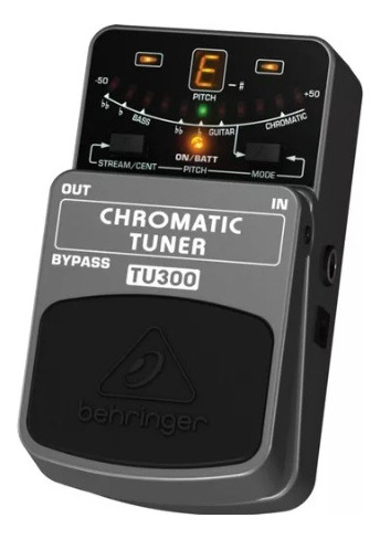 Pedal Afinador Guitar Baixo Behringer Tu300 Chromatic Tuner