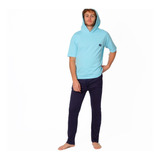 Pijama Para Hombre Playera Con Gorro Y Pantalon 100084