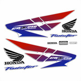 Calcos Honda Cbx 250 Twister Kit Completo Moto Blanca