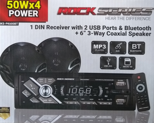 Estereo Rock Series. Bluetooth. Rks-pk600bt. + 2x6 . 