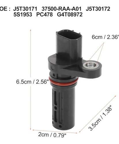 Sensor De Posicin De Cigeal Honda Accord Civic Acura Fit Foto 2