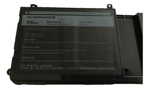 9njm1 Batería Original Alienware 17 R4 / Alienware 15 R3