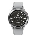 Samsung Galaxy Watch4 Classic (lte)  Na Caixa Lacrada - 1.4  Com Rede Móvel Caixa 46mm  Silver, Pulseira  Silver E O Arco  Black De  Aço Inox Sm-r895f