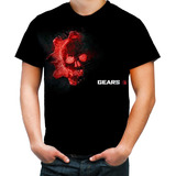 Camiseta Camisa Personaliza Jogo Game Tiro Gears Of War 2