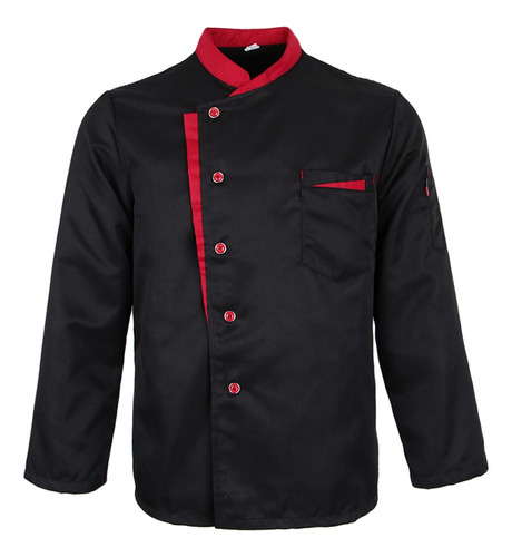 Chamarra De Chef Cuello Mao Uniforme De Chef Camarero Hotel