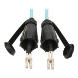 Cable De Conexión De Fibra De (10metros) 10gb Ip68 Negro