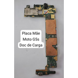Placa Mãe Moto G5s- Doc Carga