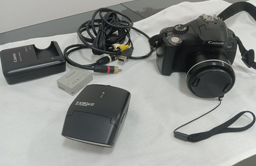 Canon Powershot Sx40 Hs ,usada Con Todos Los Componentes