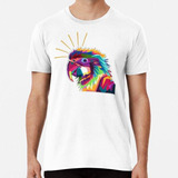 Remera Parrot Mirándote - Guacamayo Algodon Premium