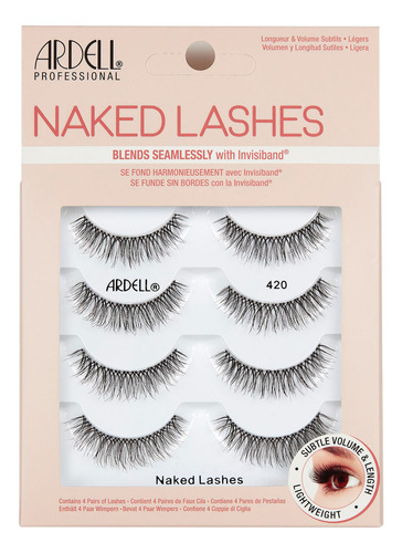 Ardell Pestañas Postizas 4 Pack Naked Lashes 420