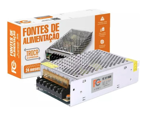 Fonte Colmeia 12v 10a  Fc1210cn