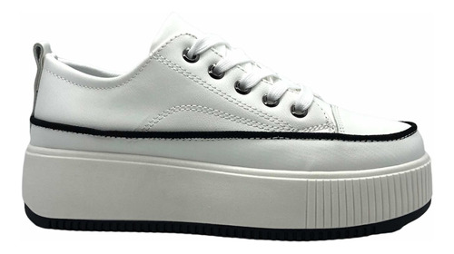 Zapatillas De Mujer Verano Plataforma Ecocuero De Moda 27-b3